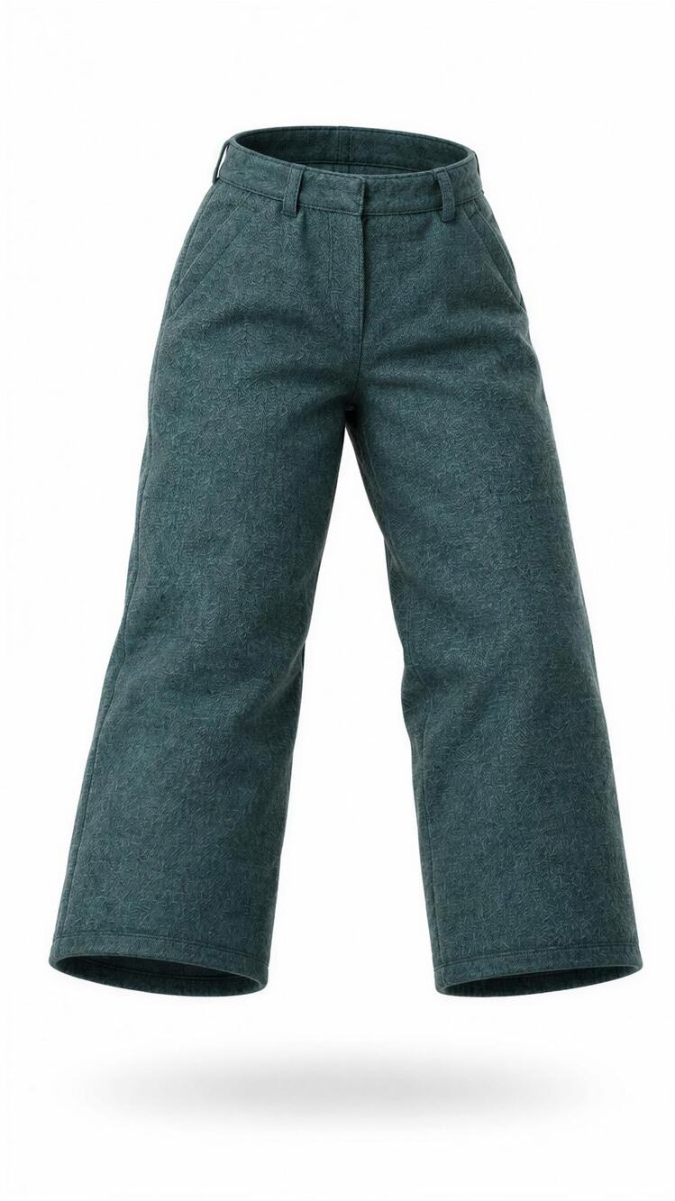 Everlane Pants Womens Size 12 Gray Herringbone High Rise Pleated Straight